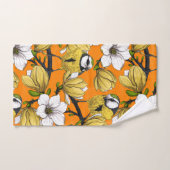 Lentetijd in geel bad handdoek (Handdoek)