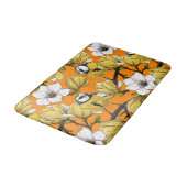 Lentetijd in geel badmat (Gekanteld)