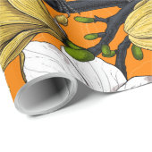 Lentetijd in geel cadeaupapier (Rol Hoek)