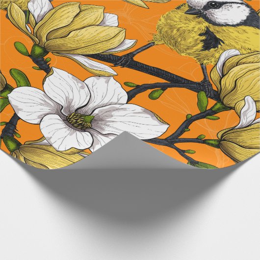 Lentetijd in geel cadeaupapier (Hoek)