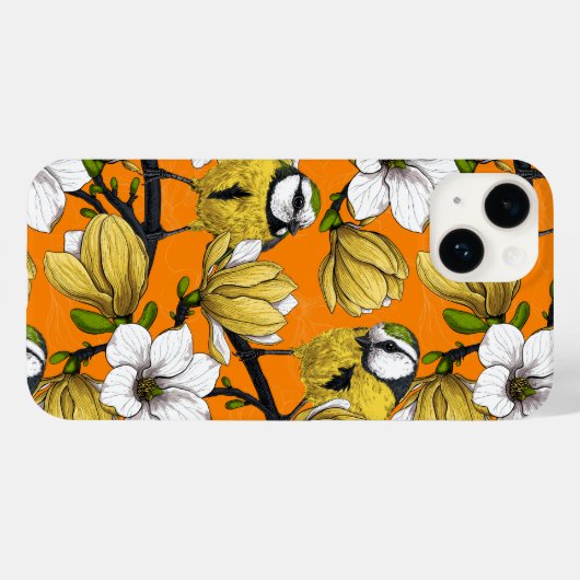 Lentetijd in geel Case-Mate iPhone case (Achterkant (horizontaal))