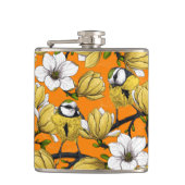 Lentetijd in geel heupfles (Voorkant)