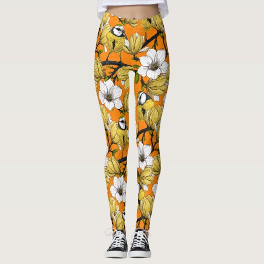 Lentetijd in geel leggings (Voorkant)