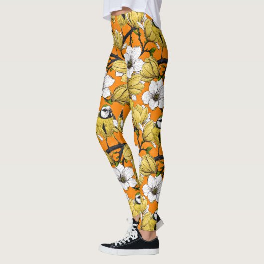 Lentetijd in geel leggings (Links)