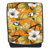 Lentetijd in geel rugtassen (Voorkant)