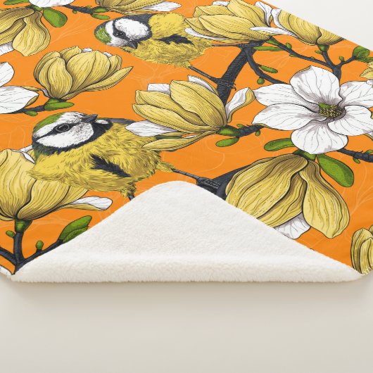 Lentetijd in geel sherpa deken (3/4)