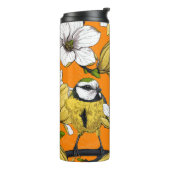 Lentetijd in geel thermosbeker (Gedraaid links)