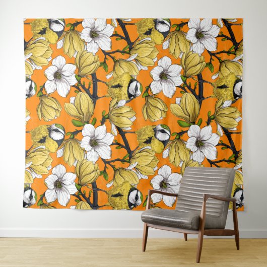 Lentetijd in geel wandkleed (In Situ (horizontaal))