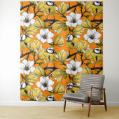 Lentetijd in geel wandkleed (In situ)