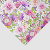 Lentetijd Ranunculus en Roos Tissuepapier (Detail)