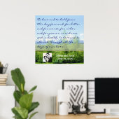 Lentetonen WEDDING Vows Display Poster (Thuiskantoor)