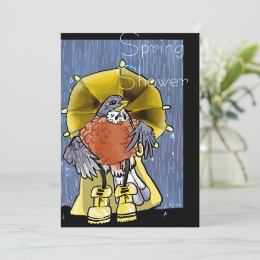 Lentetouwers! Uitnodigingen (Staand voorkant)