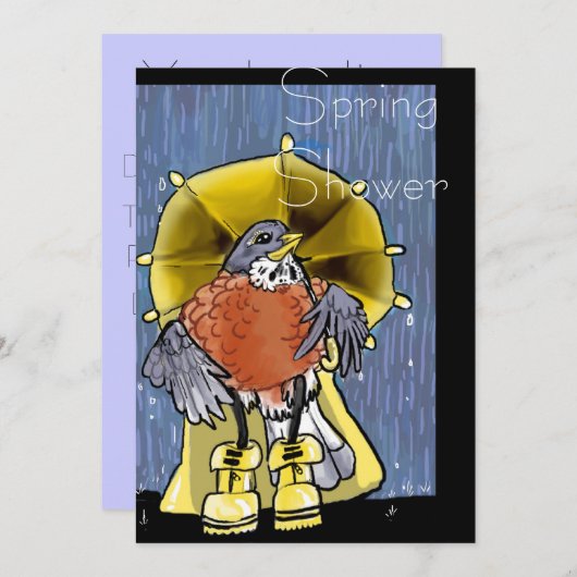 Lentetouwers! Uitnodigingen (Voorkant / Achterkant)