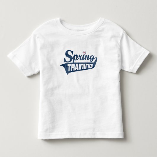 Lentetraining Blauw T-shirt (Voorkant)