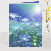 Lentetrust Kaart (Gele Bloem)