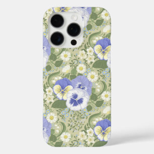 Lentetuin bloemen op salie iPhone 16 pro hoesje