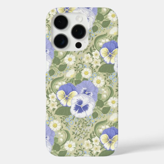 Lentetuin bloemen op salie Case-Mate iPhone case (Achterkant)