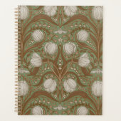 Lentetuin bloemen op salie planner (Voorkant)