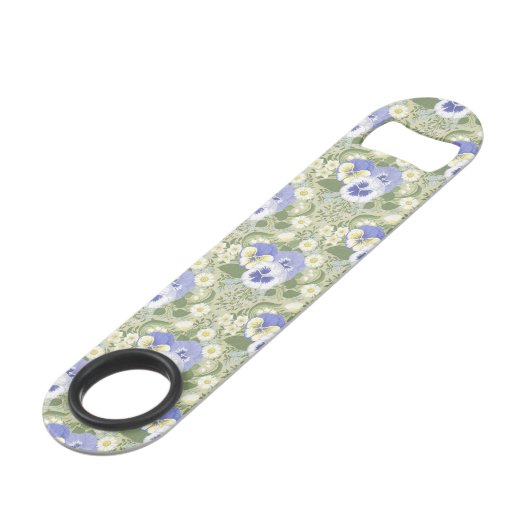 Lentetuin bloemen op salie speed flessenopener (Voorkant Gekanteld)