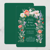 Lentetuin Bruiloftsfeest Kaart (Voorkant / Achterkant)