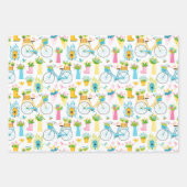 lentetuin inpakpapier vel (Voorkant)