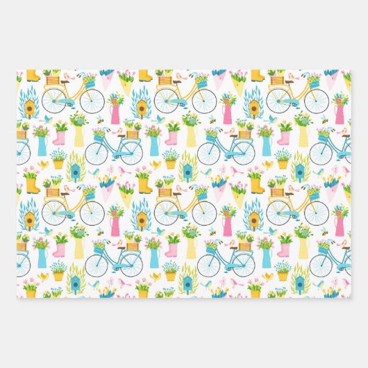 lentetuin inpakpapier vel (Voorkant)