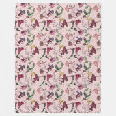 Lentetuin Kolibrie Dekbed Fleece Deken (Voorkant)