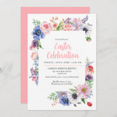 Lentetuin Lente Pasen Feest Kaart (Voorkant / Achterkant)