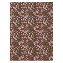 Lentetuin met Chocolade Bruine Achtergrond