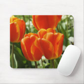 Lentetuin met tulpen muismat (Met muis)