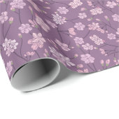 Lentetuin Moederdag Aziatische Bloemen Japans Cadeaupapier (Rol Hoek)