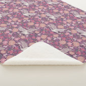 Lentetuin Moederdag Aziatische Kraanvogel Chinees Sherpa Deken (3/4)