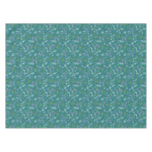 Lentetuin Moederdag Blauw Paars Wit Tafelkleed (Voorkant (Horizontaal))