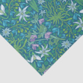 Lentetuin Moederdag Blauw Paars Wit Tissuepapier (Detail)