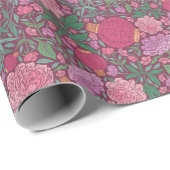 Lentetuin Moederdag Japanse Papieren Lantaarns Cadeaupapier (Rol Hoek)