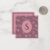 Lentetuin Moederdag Japanse Papieren Lantaarns Notitiekaartje (Voorkant / Achterkant in situ)