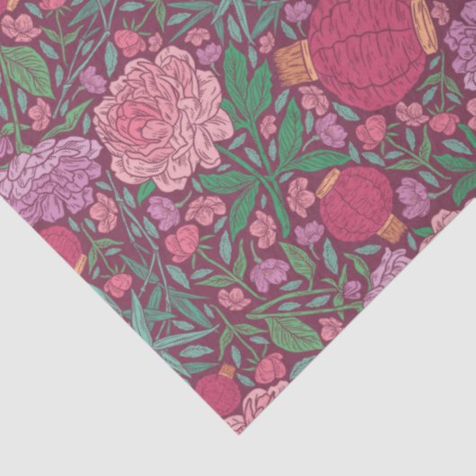 Lentetuin Moederdag Japanse Papieren Lantaarns Tissuepapier (Detail)