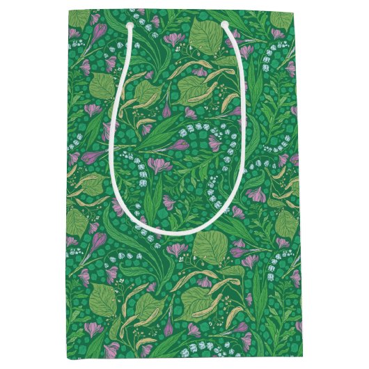 Lentetuin Moederdag lelietje-van-dalen Medium Cadeauzakje (Voorkant)