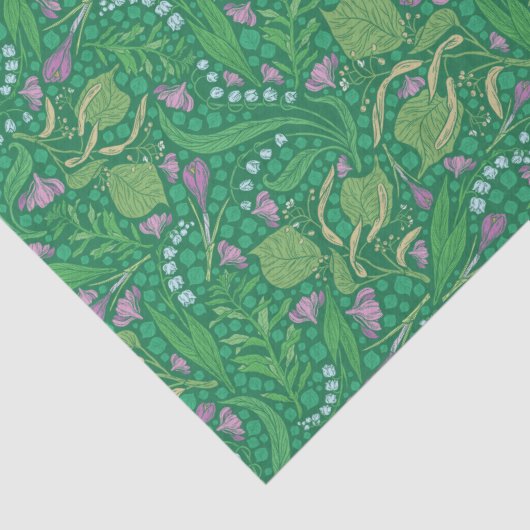 Lentetuin Moederdag lelietje-van-dalen Tissuepapier (Detail)