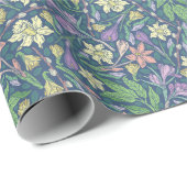 Lentetuin Moederdag Narcissen Krokussen Cadeaupapier (Rol Hoek)