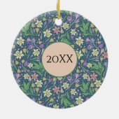 Lentetuin Moederdag Narcissen Krokussen Keramisch Ornament (Achterkant)