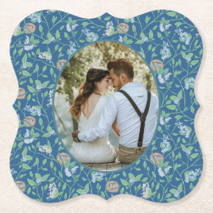 Lentetuin Moederdag Robin Nest Koningin Foto Kartonnen Onderzetters