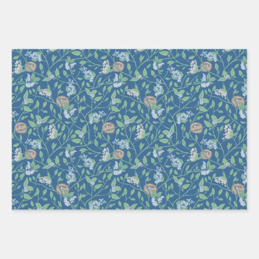 Lentetuin Moederdag Robin Nest Queen Ann Lace Inpakpapier Vel (Voorkant 3)