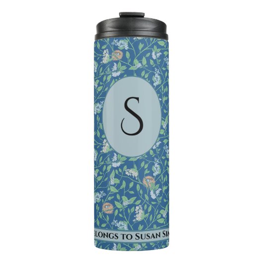 Lentetuin Moederdag Robin Nest Queen Ann Lace Thermosbeker (Voorkant)