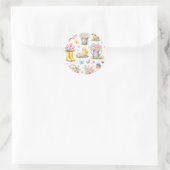 Lentetuin Pasen Ronde Sticker (Tas)