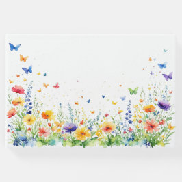 Lentetuin Vlinders Bruiloft Gastenboek