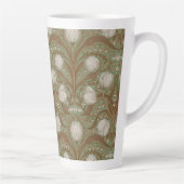 Lentetuinbloemen op salie latte mok (Rechts)