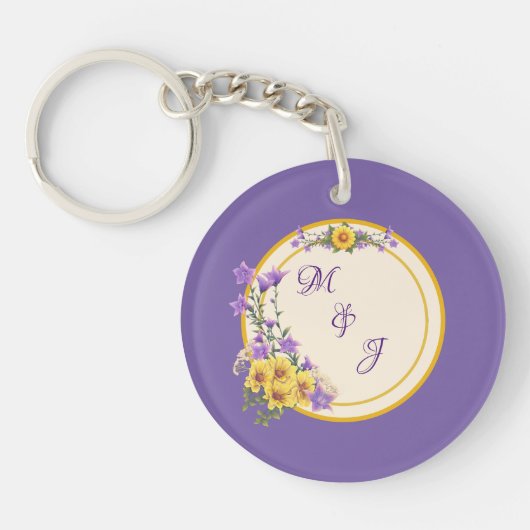 Lentetuincollectie Crème Sleutelhanger (Voorkant)