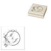 Lentetuincollectie Geëtst Rubberstempel (Gestempeld)
