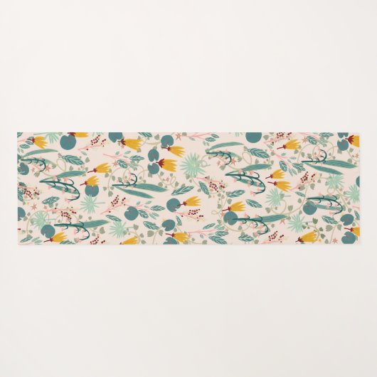 Lentetuinen lafbloem yogamat (Achterkant (horizontaal))